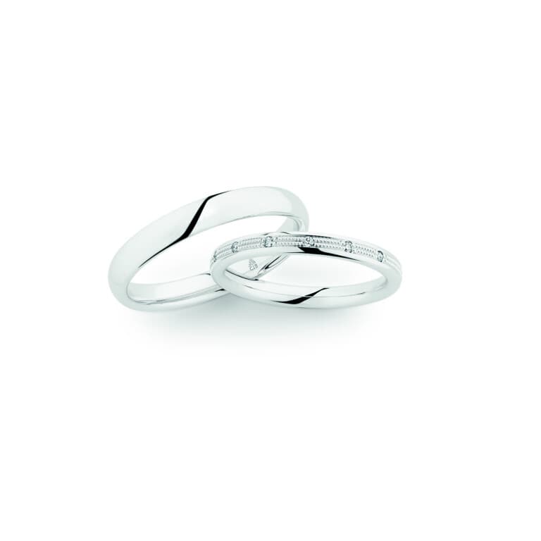 witgoud trouwring Classic Love Collection - 244778 - #4