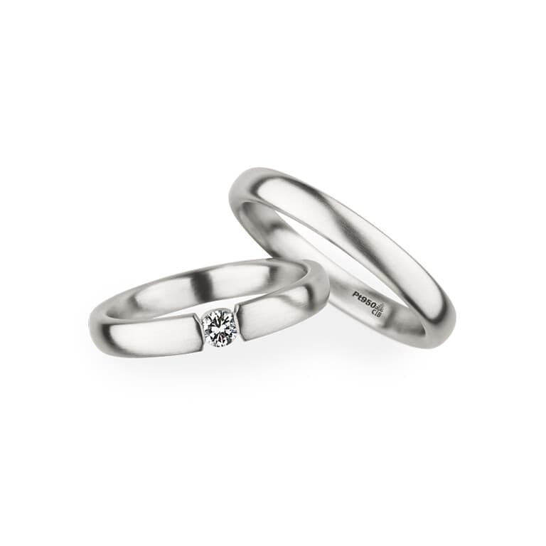 platina trouwring damesring Love Collection - 240999 - #2