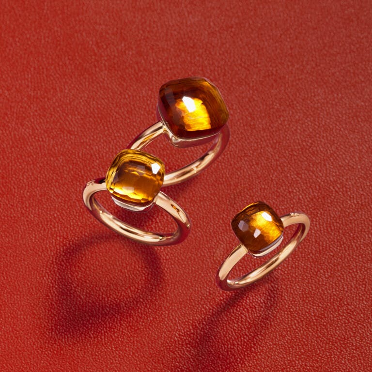 Pomellato Nudo ring rosé/wit goud met Kwarts - undefined - #2