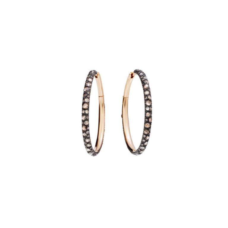 Pomellato Catene pave oorringen roodgoud met diamant - POA8060 O7000 DBR00 - #1