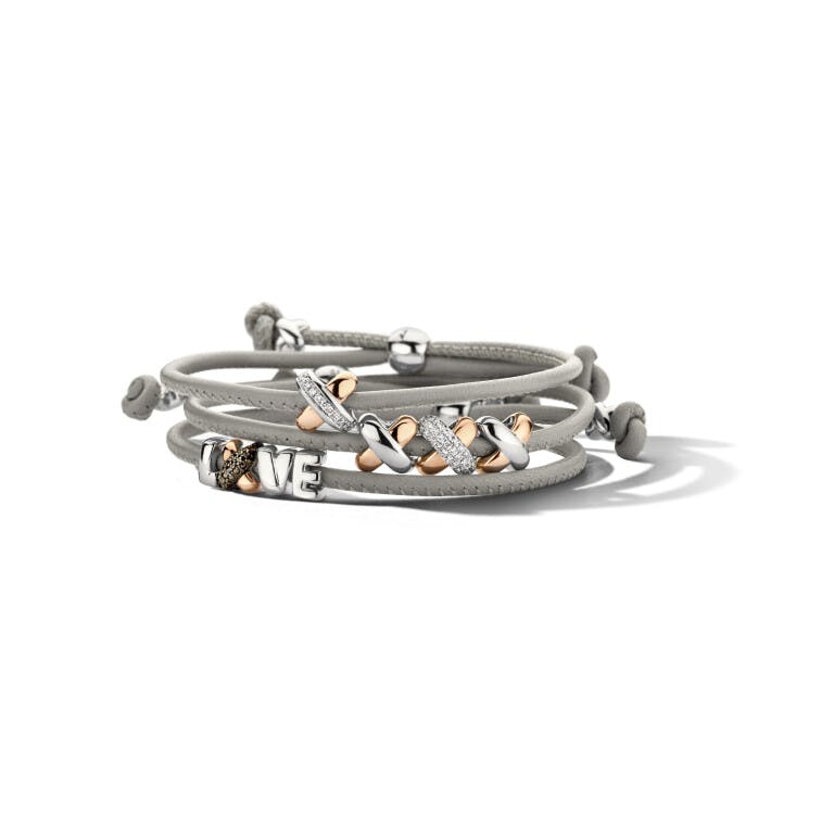 Tirisi Moda Kisses armband geelgoud met diamant - TM2133BG(2T) - #2