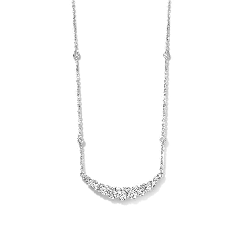 witgoud collier met hanger met diamant SC Highlights Diamonds - #3