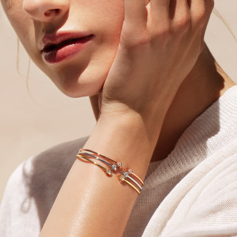 dinh van Le Cube Diamant armband roodgoud met diamant - 308215 - #4