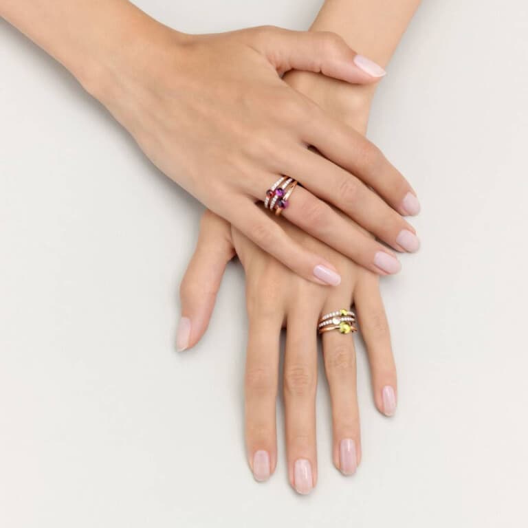 Pomellato M'ama Non M'ama Amour ring roodgoud met diamant - PAB7031 O7000 DB0OG - #3