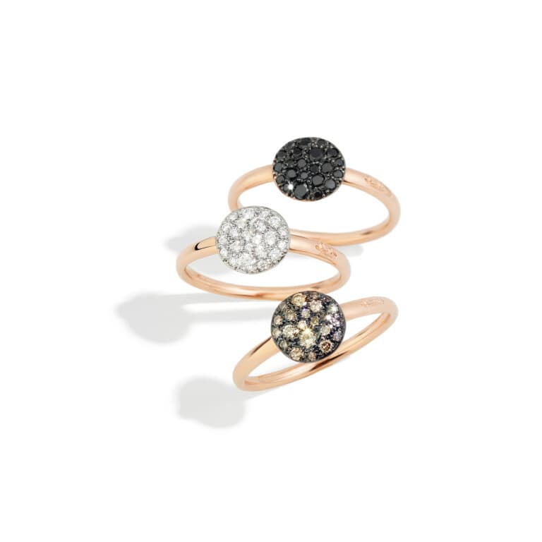 Pomellato Sabbia ring roodgoud met diamant - PAB2040 O7000 DBR00 - #5