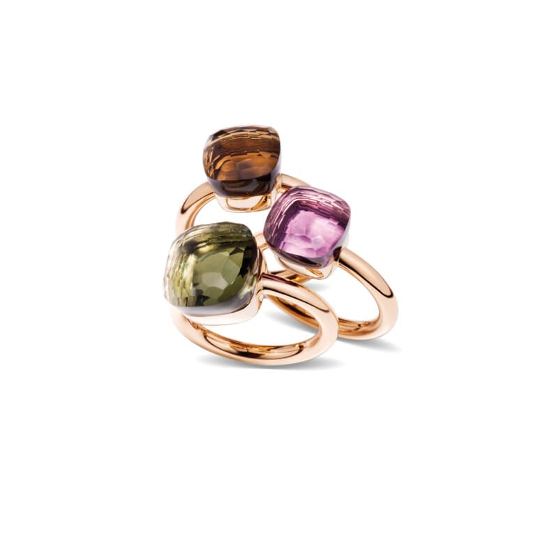 Pomellato Nudo ring rosé/wit goud met Kwarts - PAA1100 O6000 000QF - #4
