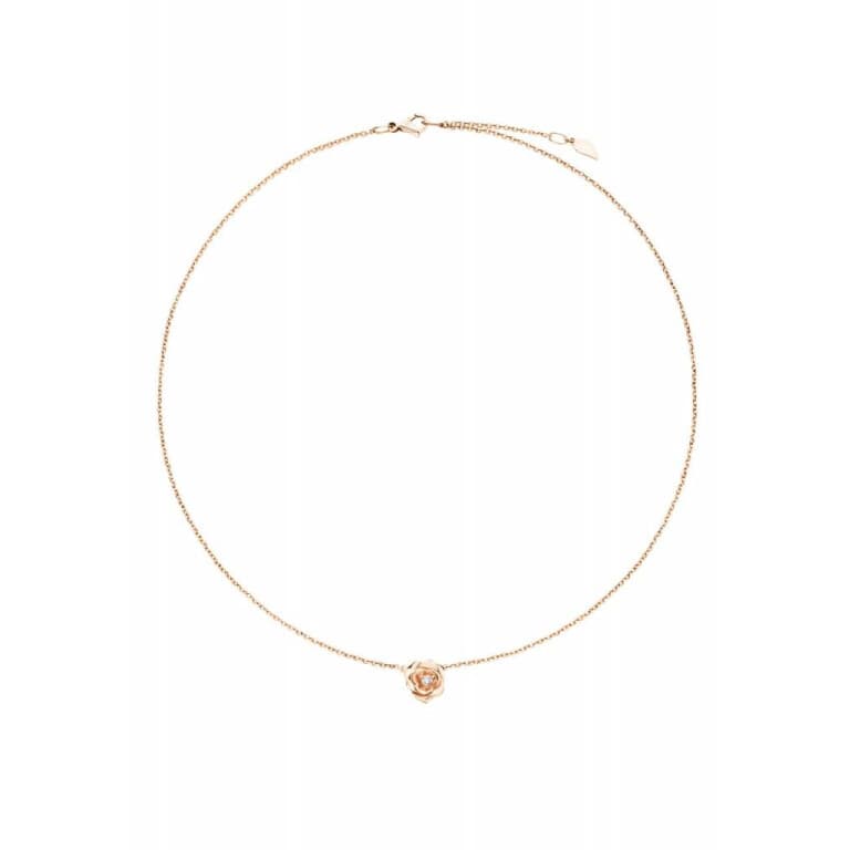Piaget Rose collier met hanger roodgoud met diamant - G33U0081 - #2