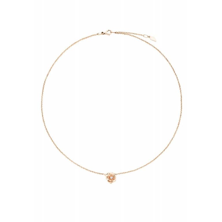 Piaget Rose collier met hanger roodgoud met diamant - undefined - #2