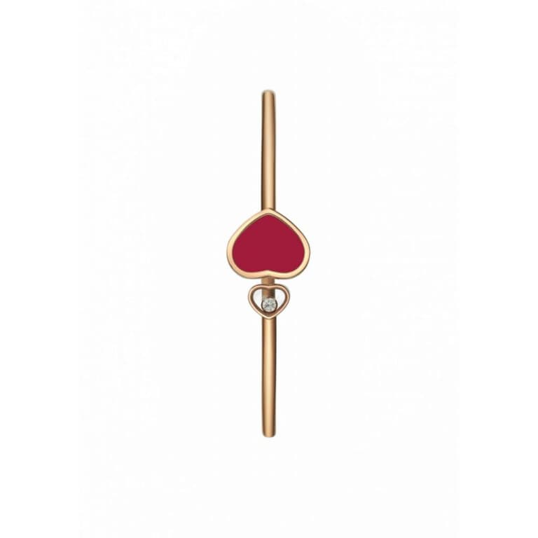 Chopard Happy Diamonds Happy Hearts spang armband roodgoud met diamant - 857482-5703 - #4