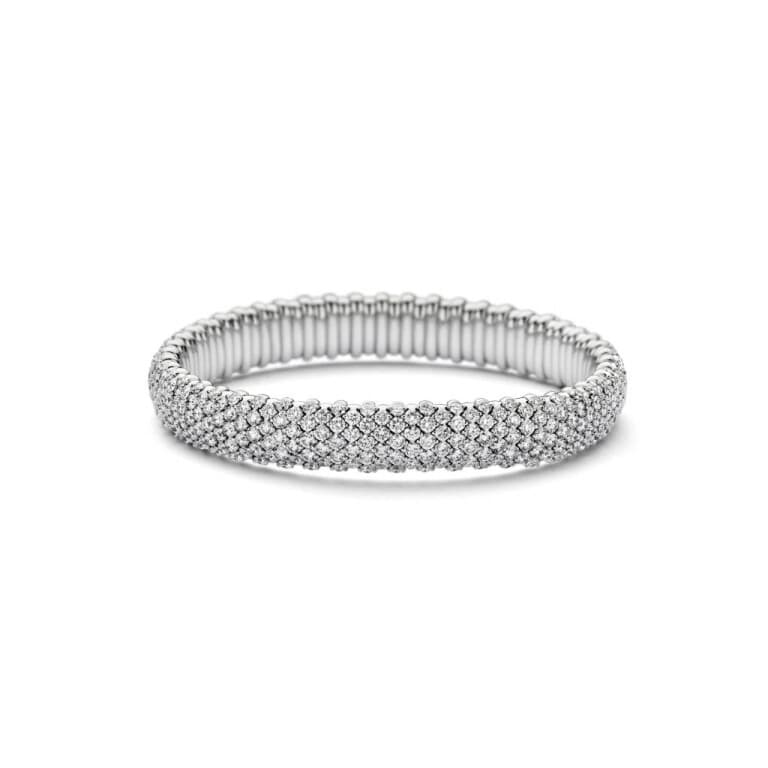witgoud flexibele armband met diamant SC Highlights Diamonds - #1