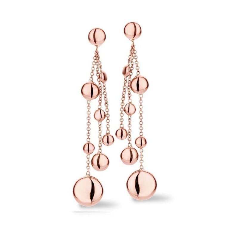 Tirisi Jewelry Venice oorhangers roodgoud - TE7055P - #2