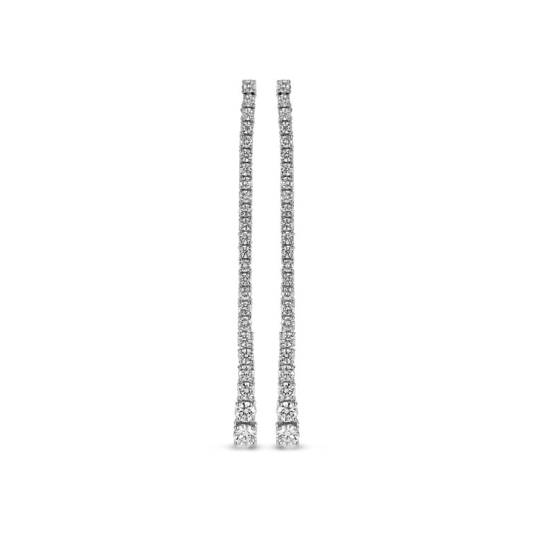 witgoud oorhangers met diamant SC Highlights Diamonds - #1