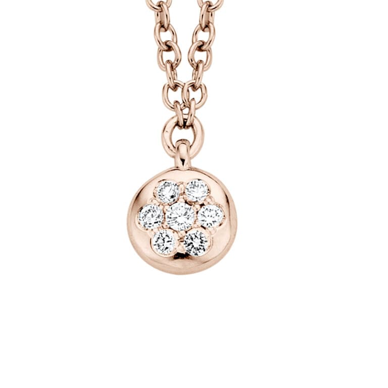 roodgoud collier met diamant Schaap en Citroen Diamonds - #3