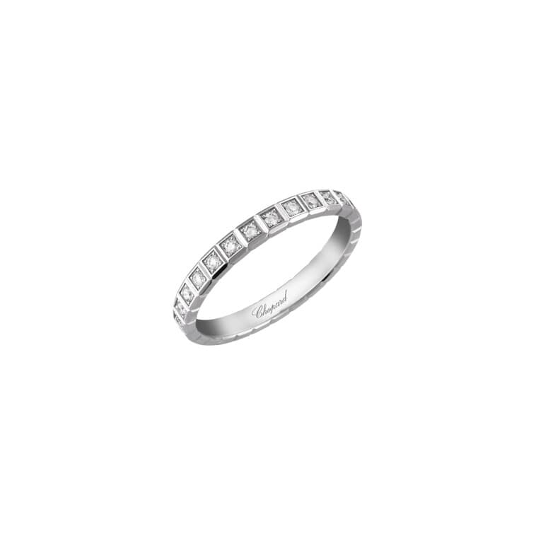 Chopard Ice Cube Mini ring witgoud met diamant - 827702-1291 - #2