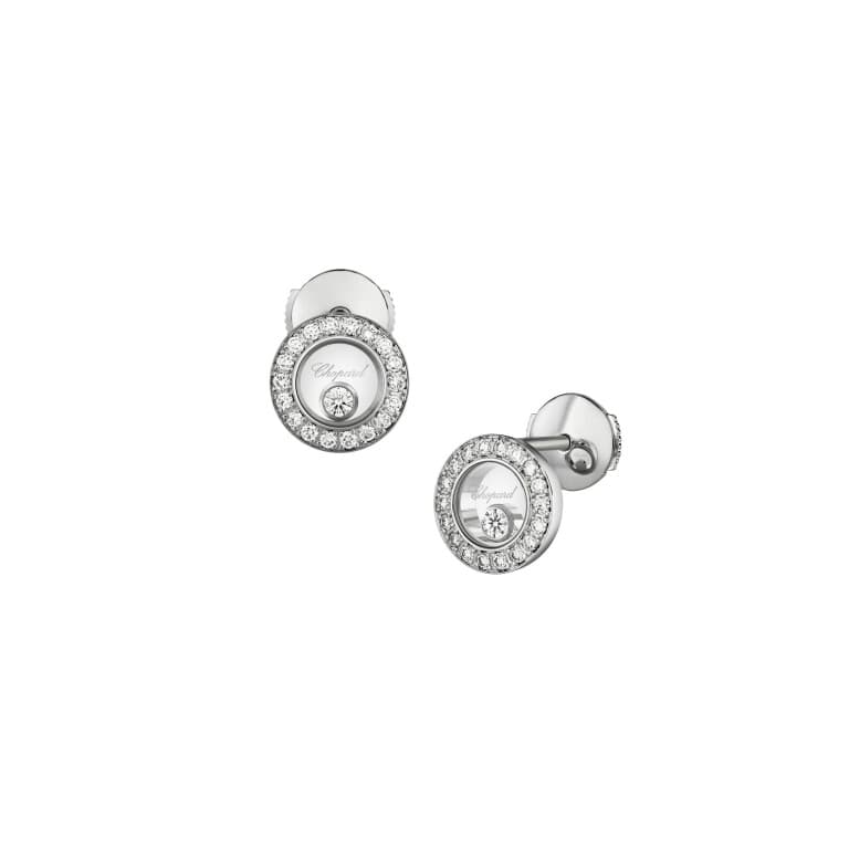 Chopard Happy Diamonds Icons Round oorknoppen witgoud met diamant - 83A017-1201 - #6