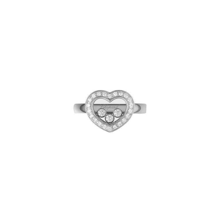 Chopard Happy Diamonds Icons Heart ring witgoud met diamant - 82A611-1211 - #2