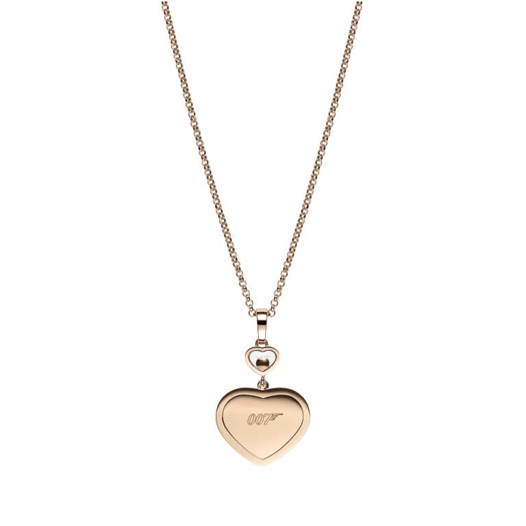 Chopard Happy Diamonds Happy Hearts 007 collier met hanger roodgoud met diamant - 79A007-5021 - #3