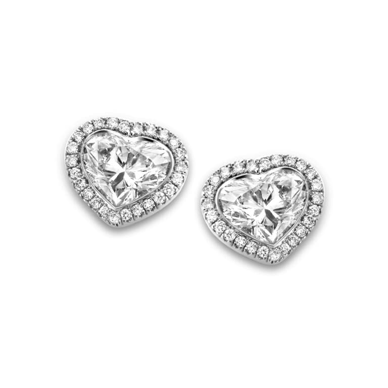 witgoud oorknoppen met diamant SC Highlights Diamonds - #1