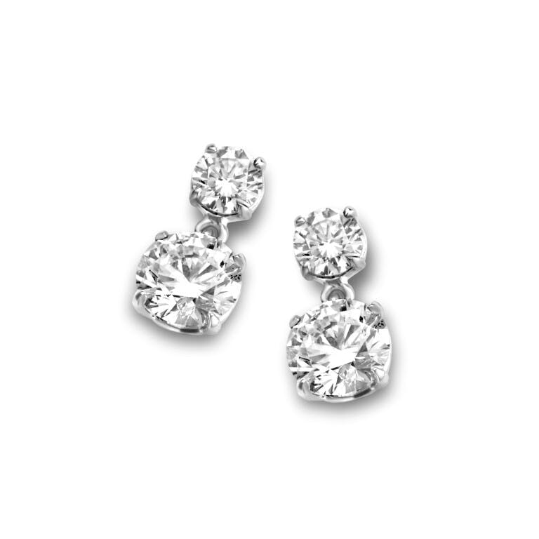 witgoud oorknoppen met diamant SC Highlights Diamonds