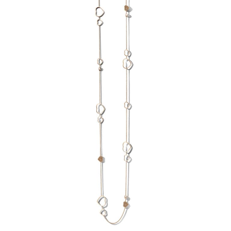 Chopard Happy Diamonds Happy Together chanel collier roodgoud met diamant - 817482-5905 - #2