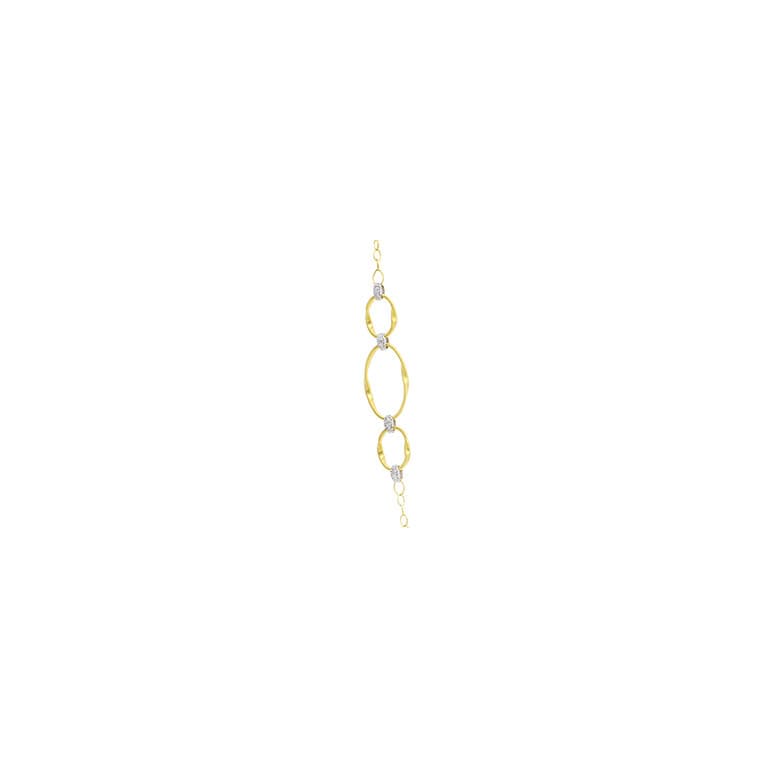 Marco Bicego Marrakech Onde collier geel/wit goud met diamant - CG774-B2 - #2