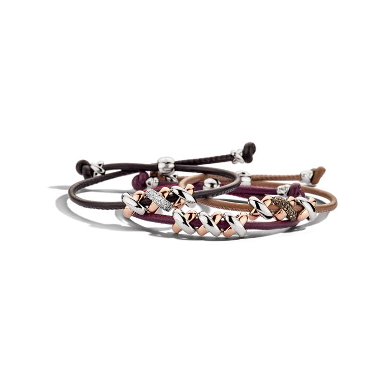 Tirisi Moda Kisses armband roodgoud met diamant - undefined - #2