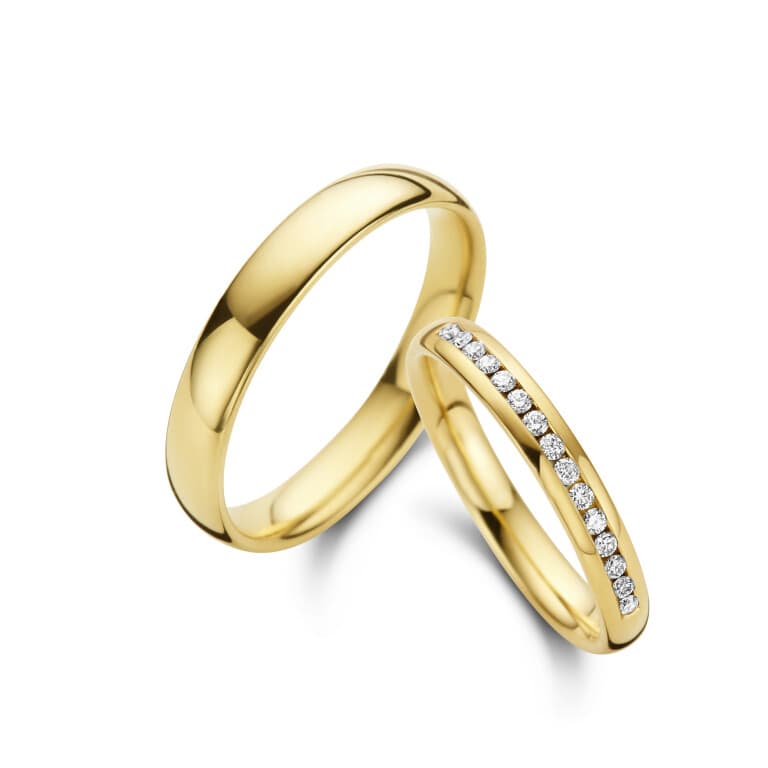 geelgoud trouwring Classic Love Collection - 270599 - #2
