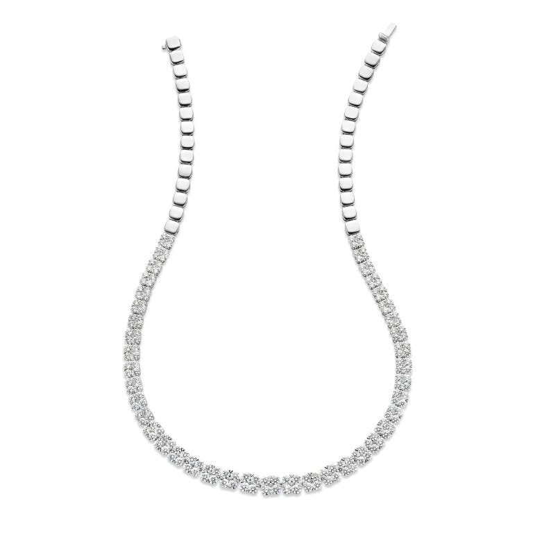 witgoud tennis collier met diamant SC Highlights Diamonds - #2