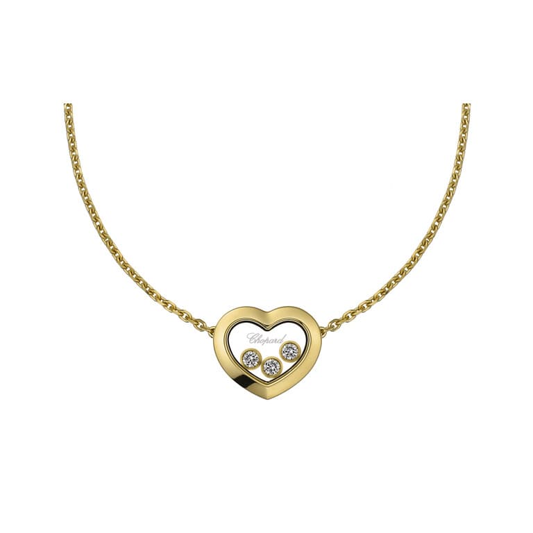 Chopard Happy Diamonds Icons Heart collier met hanger geelgoud met diamant - 81A611-0001 - #1