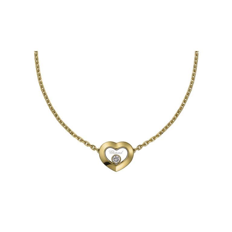 Chopard Happy Diamonds Icons Heart collier met hanger geelgoud met diamant - 81A054-0001 - #1