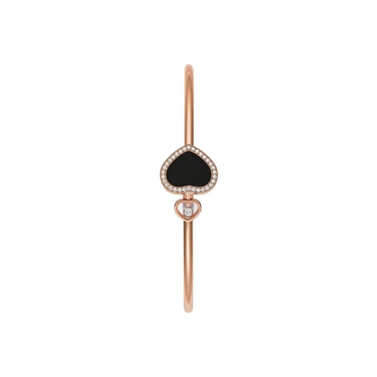 Chopard Happy Diamonds Happy Hearts spang armband roodgoud met diamant - 85A074-5203 - #4