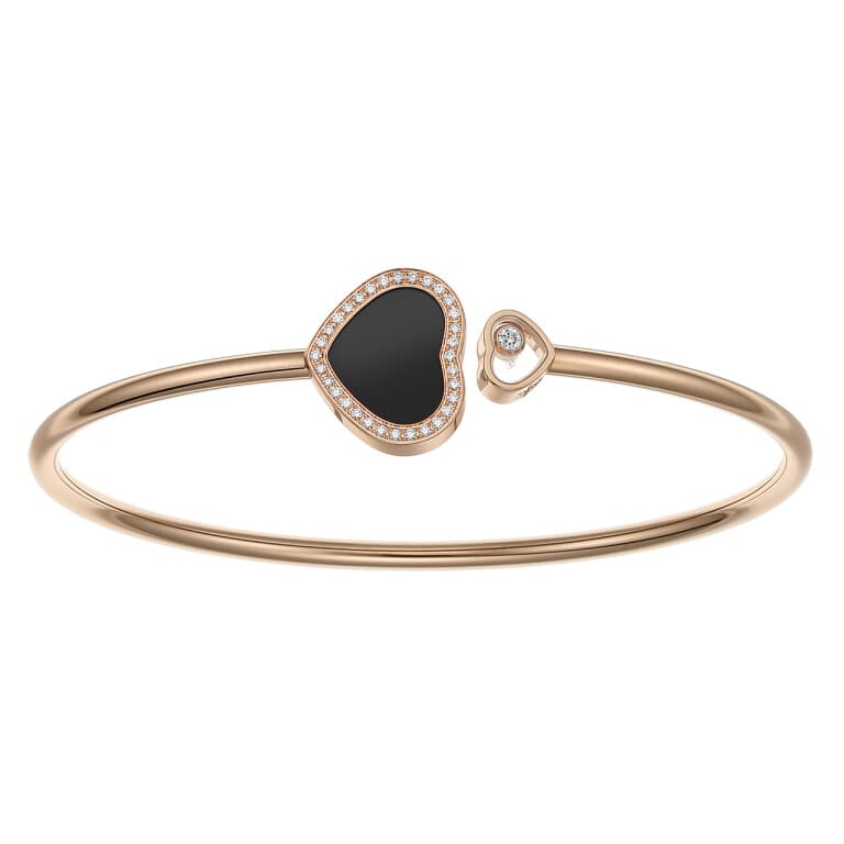 Chopard Happy Diamonds Happy Hearts spang armband roodgoud met diamant - 85A074-5203 - #5