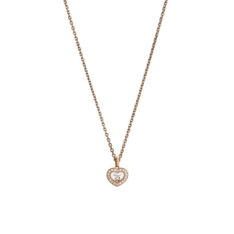 Chopard Happy Diamonds Icons Heart collier met hanger roodgoud met diamant - 79A054-5201 - #3