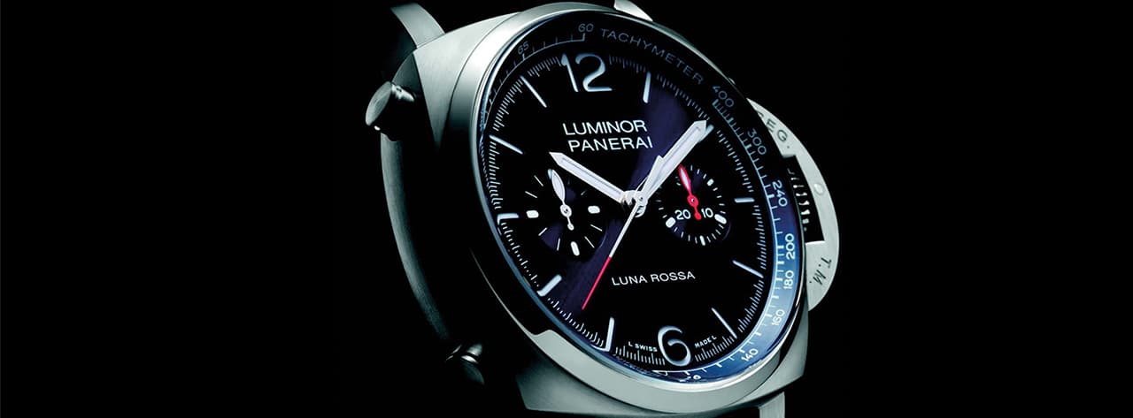 Ontdek hier de bijzondere Panerai Luminor Chrono Luna Rossa