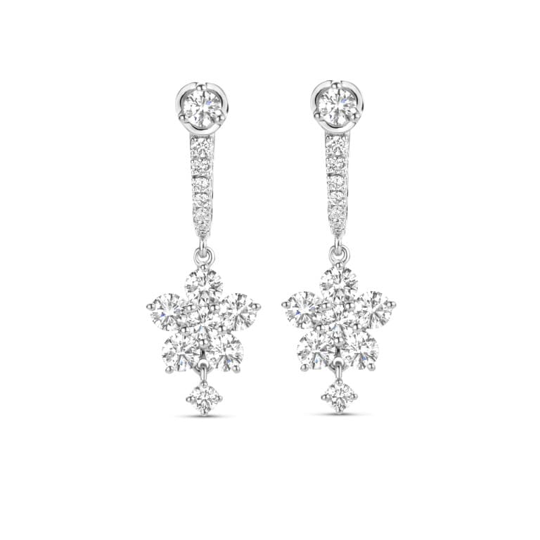 witgoud oorhangers met diamant SC Highlights Diamonds - #1