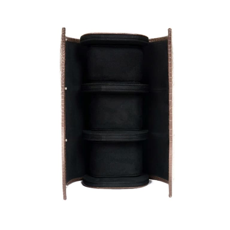 Schaap en Citroen horloge etui alligator bruin - #2