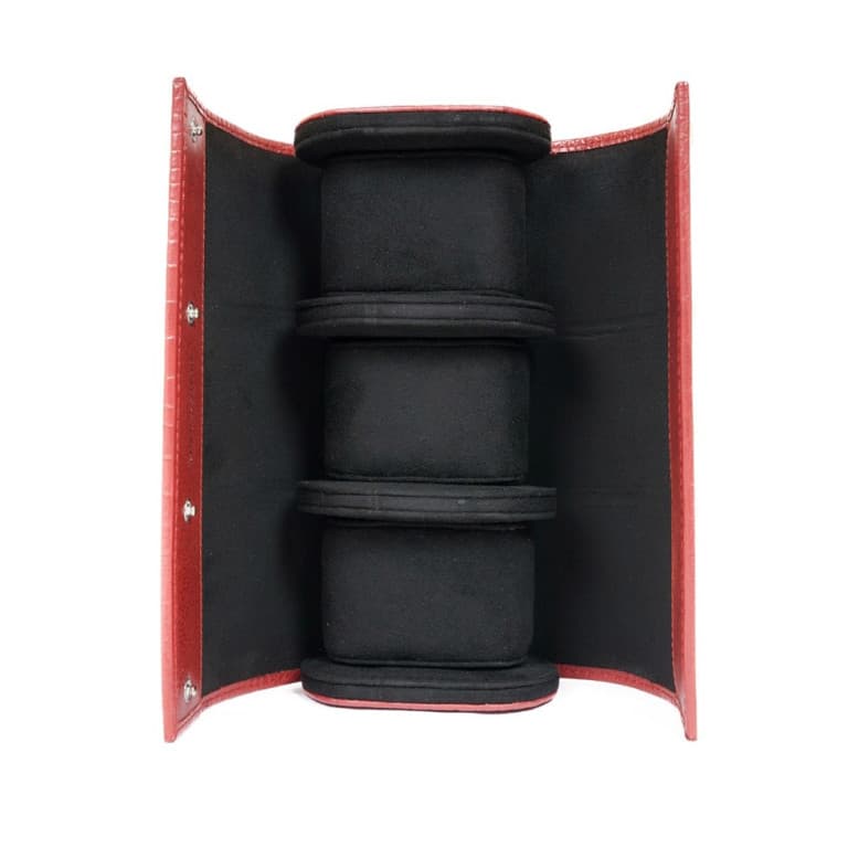 Schaap en Citroen horloge etui alligator rood - #2