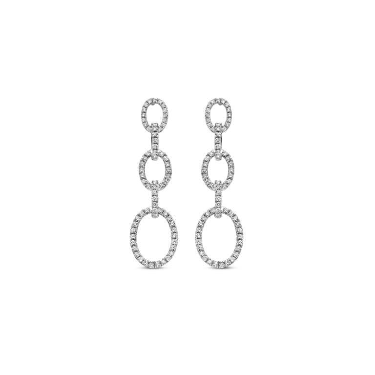 witgoud oorringen met diamant Schaap en Citroen Diamonds - #1
