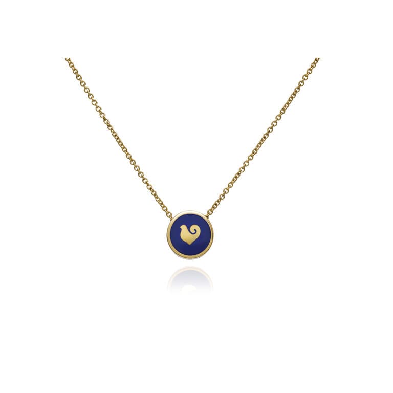 Chantecler Paillettes collier met hanger roodgoud - 42315 - #3