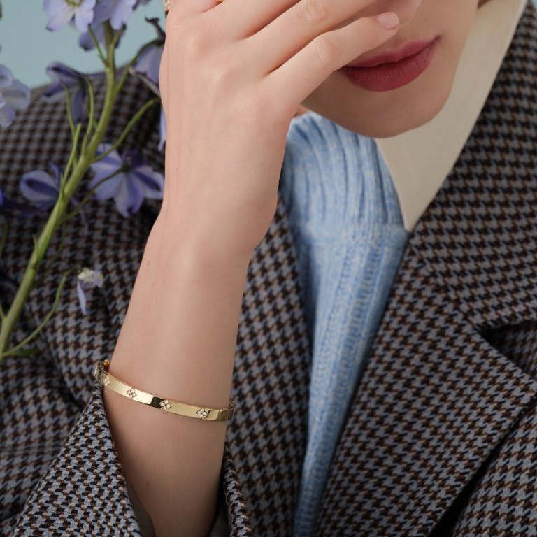 Cartier Juste un Clou Small armband van 18k geelgoud met diamanten