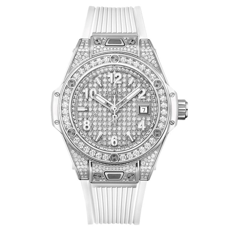 Hublot Big Bang One Click Steel White Full Pavé 33mm - undefined - #1
