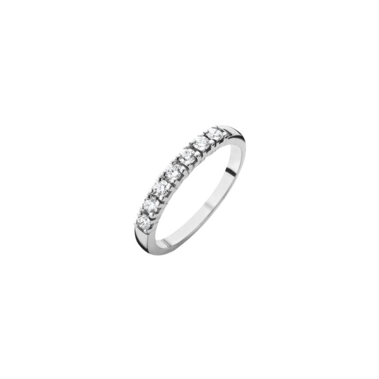 witgoud alliance ring met diamant Schaap en Citroen Diamonds
