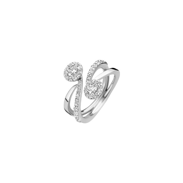 witgoud ring met diamant Schaap en Citroen Diamonds
