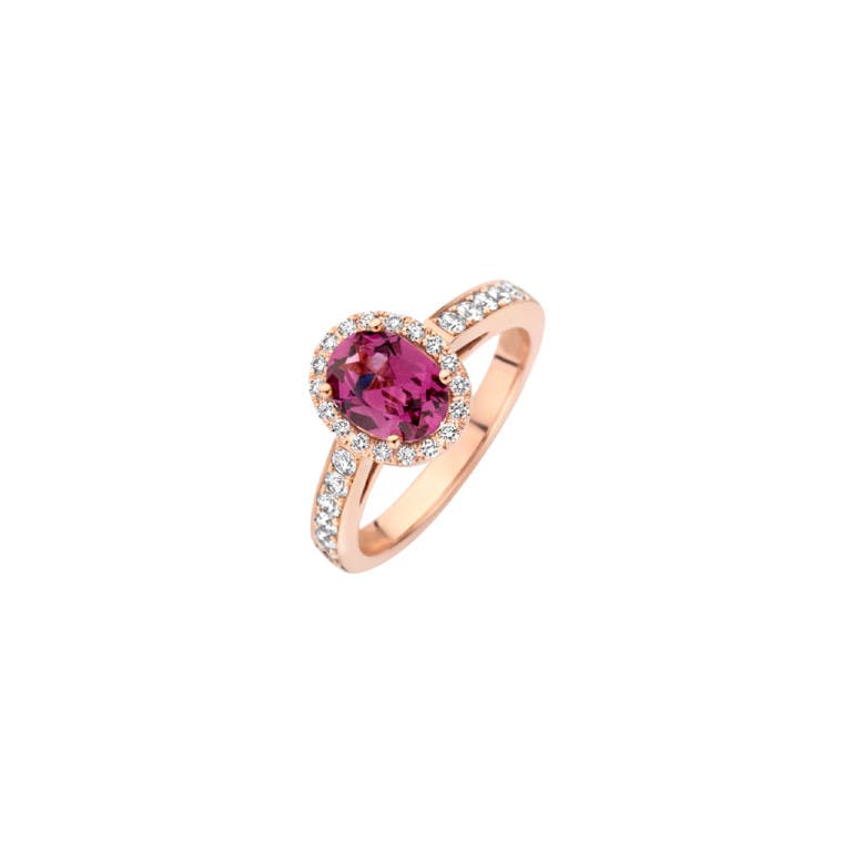 roodgoud ring met diamant Schaap en Citroen Colours - #1
