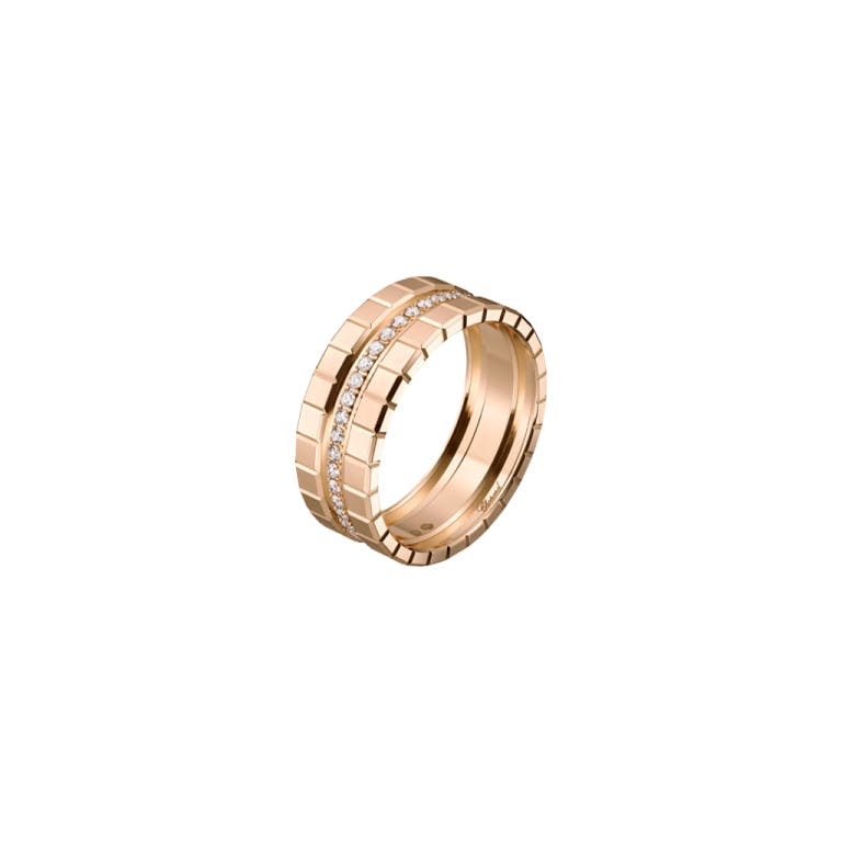 Chopard Ice Cube Mini ring roodgoud met diamant - 827005-5041 - #1