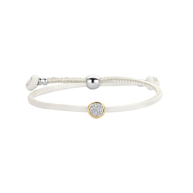 Tirisi Moda Studs armband geelgoud met diamant