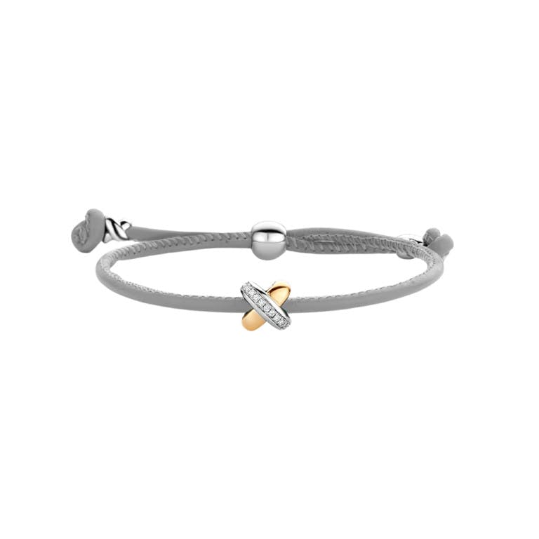 Tirisi Moda Kisses armband geelgoud met diamant - undefined - #1