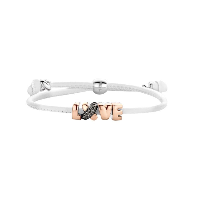 Tirisi Moda Love armband roodgoud - undefined - #1