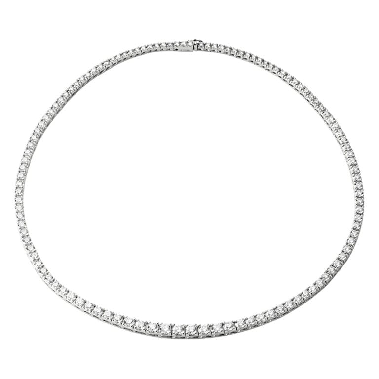 witgoud tennis collier met diamant SC Highlights Diamonds