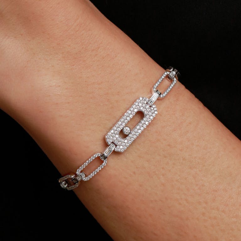 Messika Move Link armband witgoud met diamant - undefined - #2